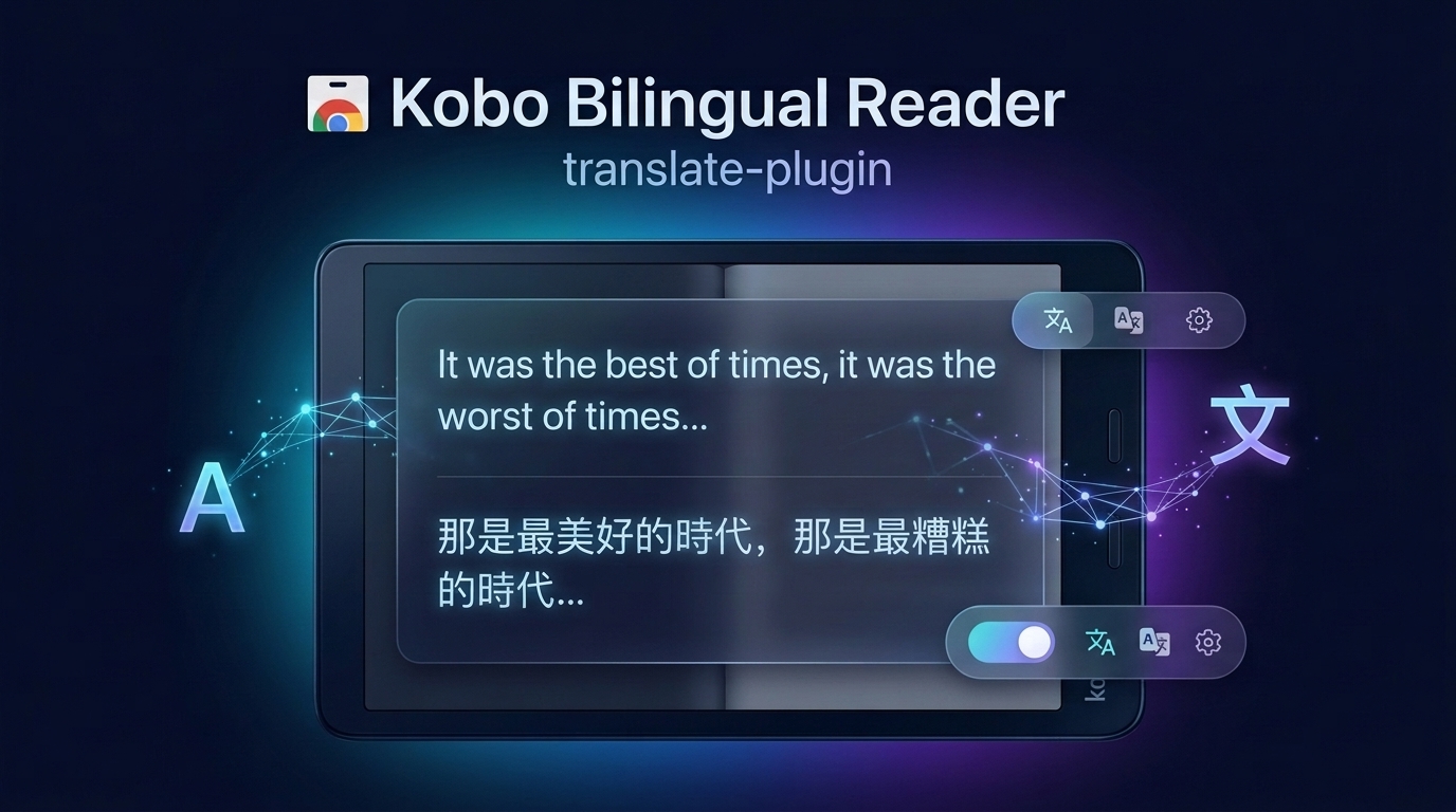 Kobo Bilingual Reader Banner
